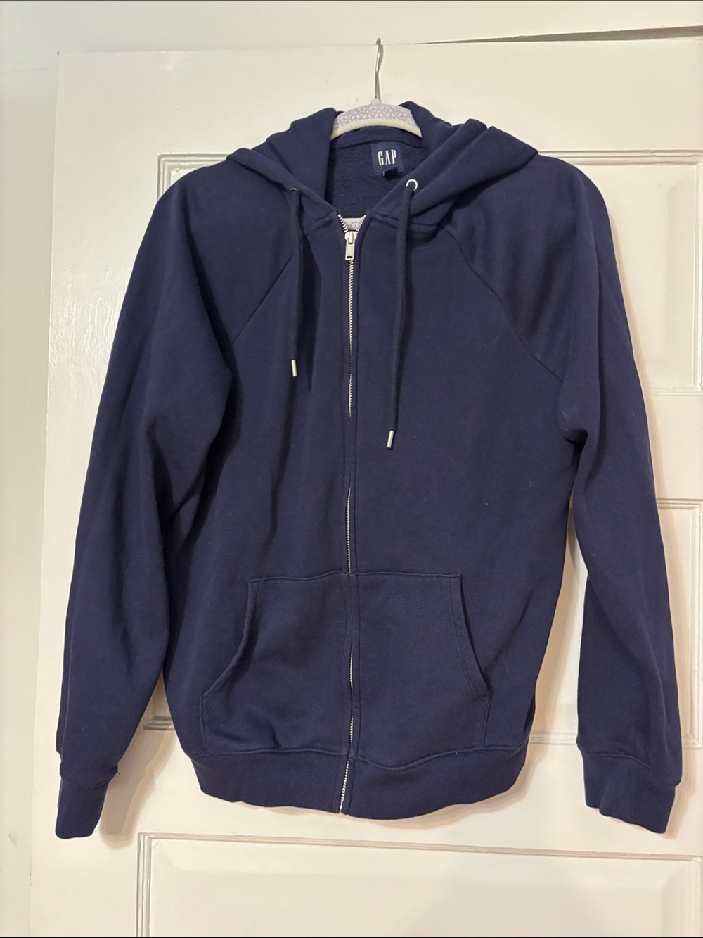 GAP Navy Full-Zip Hooded Sweatshirt